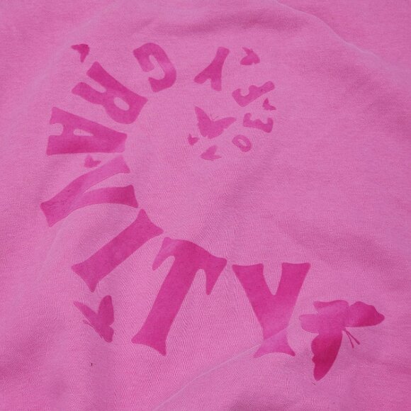 Wicked X  Large Target Paul Tazewell Defy Gravity Crew Fleece Sweatshirt Pink - Picture 2 of 7